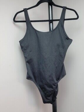 Black Pink Active Gym Swim Bodysuit Swimsuit One Piece Scoop Neck Size Small.Co